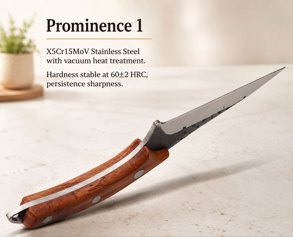 Premium Hand-Forged Boning & BBQ Knife | Full Tang Stainless Steel