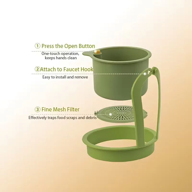 PressDrain™ Sink Strainer & Food Catcher