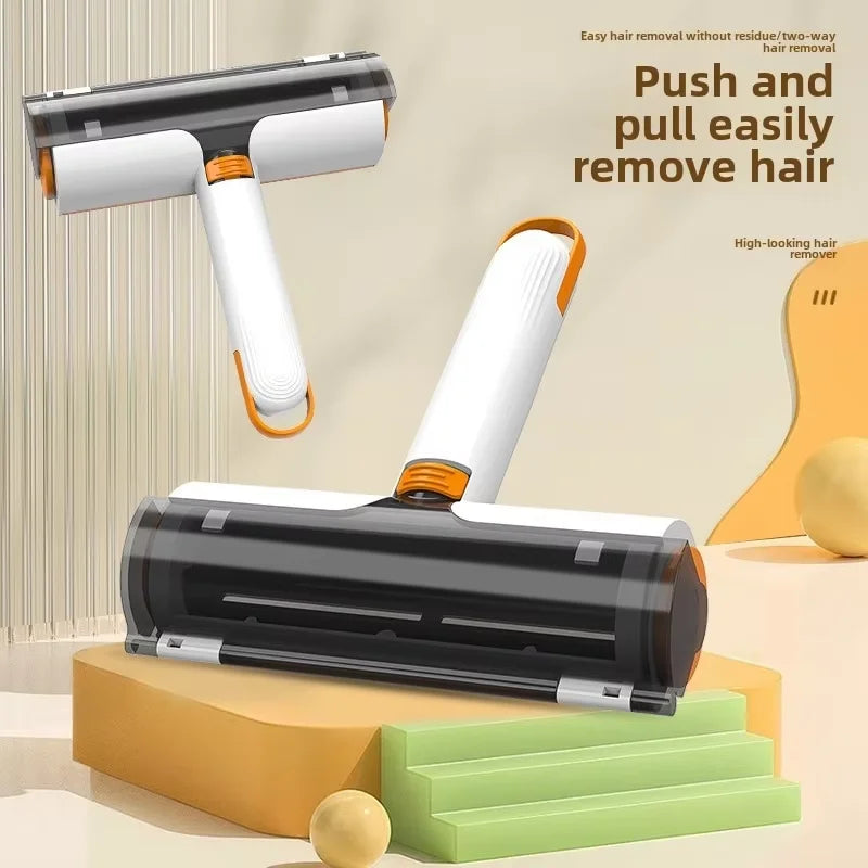 Reusable Pet Hair Remover Roller – Portable & Washable Cat and Dog Hair Cleaning Brush