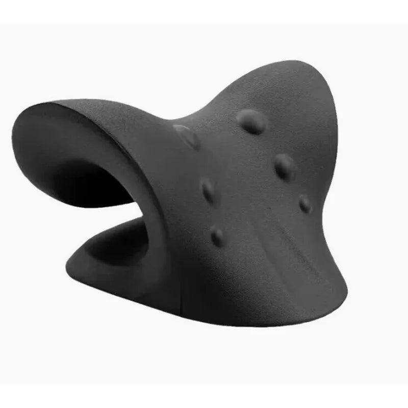 Ergonomic Cervical Neck Traction Pillow – V-Shaped Neck Stretcher with Massage Points & Shoulder Support