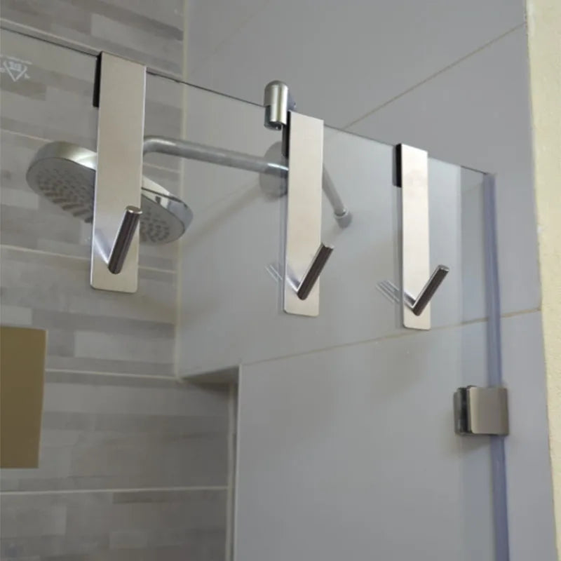 Stainless Steel S-Shaped Over-Door Towel & Robe Hook