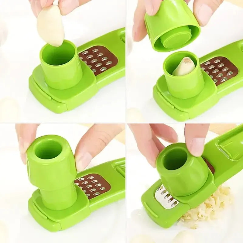 Garlic Pro™ Mini Manual Garlic Press & Grinder
