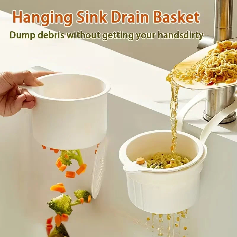 PressDrain™ Sink Strainer & Food Catcher