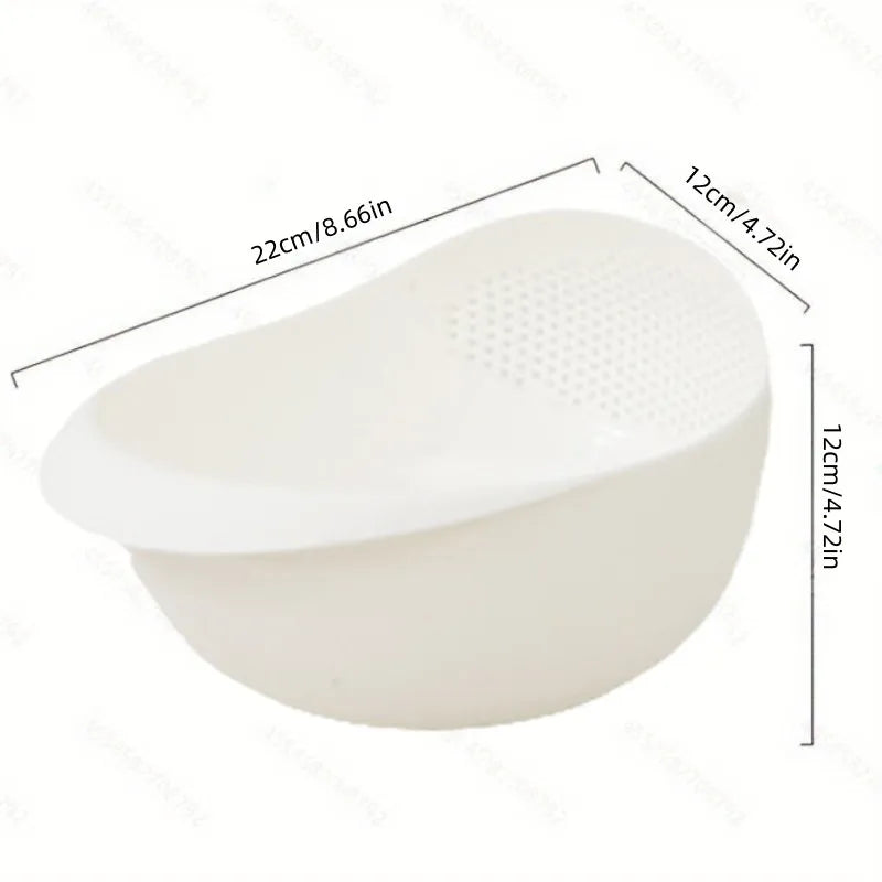 Premium Multi-Purpose Rice Washing & Drain Basket | Fruit & Vegetable Strainer