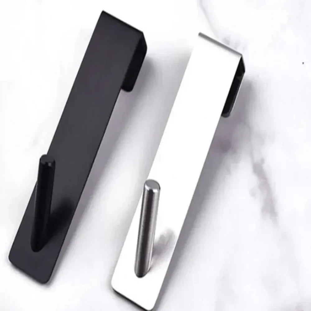 S-Shaped Stainless Steel Over-Door Towel & Robe Hooks