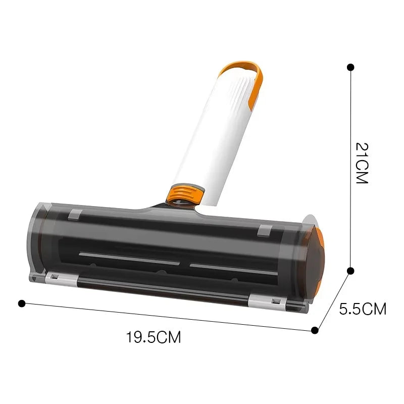 Reusable Pet Hair Remover Roller – Portable & Washable Cat and Dog Hair Cleaning Brush