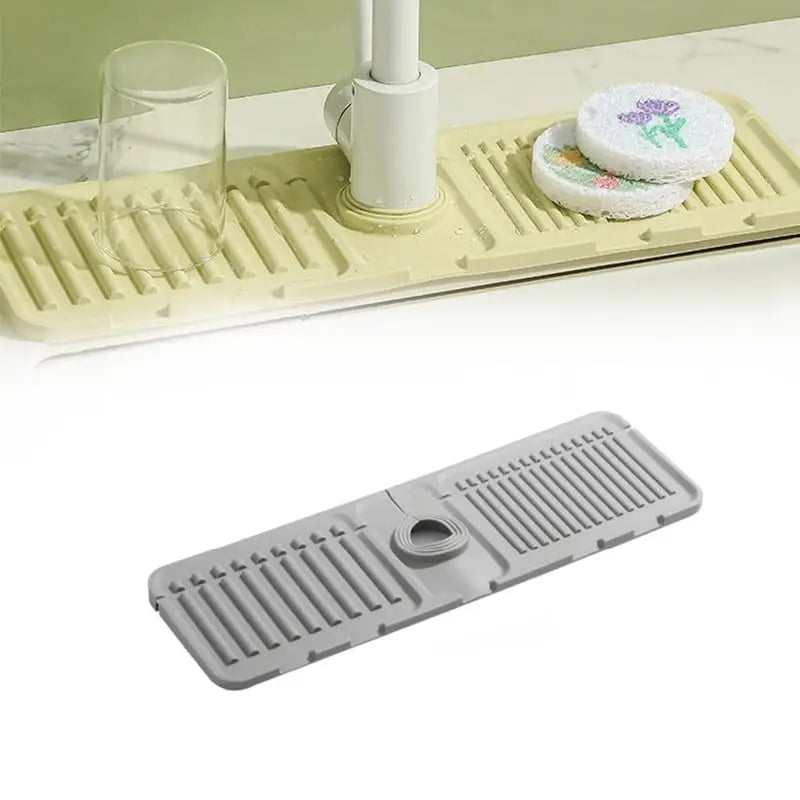 Silicone Fast-Drying Faucet Mat & Sink Splash Guard