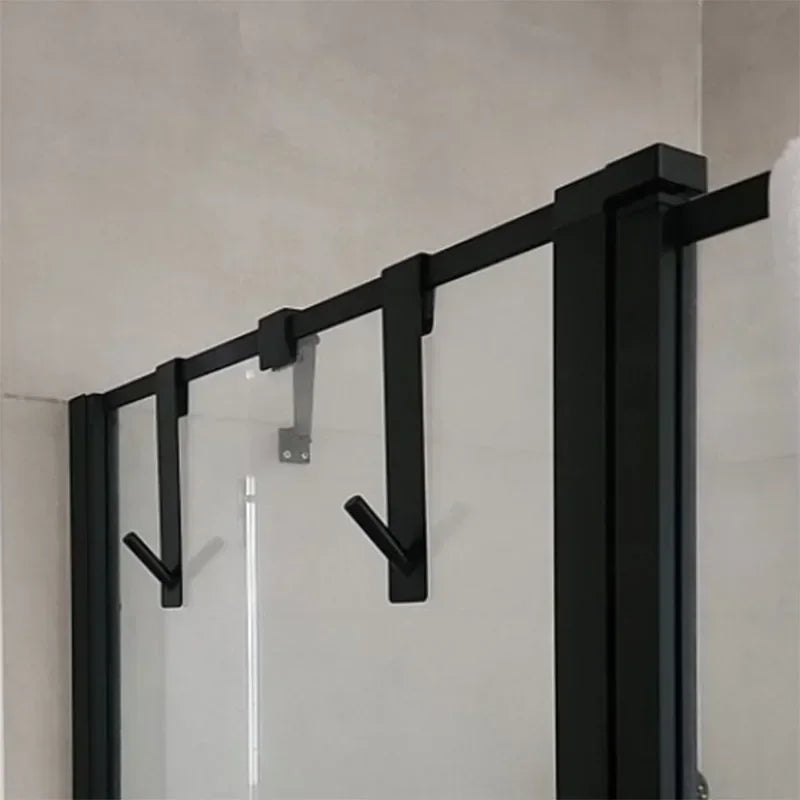 S-Shaped Stainless Steel Over-Door Towel & Robe Hooks