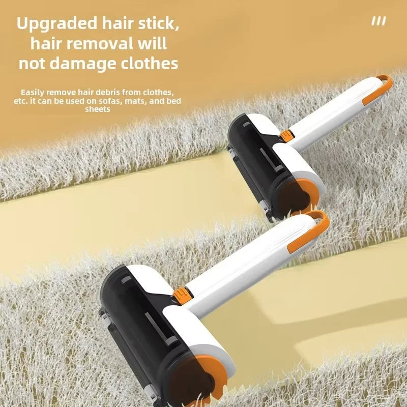 Reusable Pet Hair Remover Roller – Portable & Washable Cat and Dog Hair Cleaning Brush