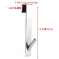 S-Shaped Stainless Steel Over-Door Towel & Robe Hooks