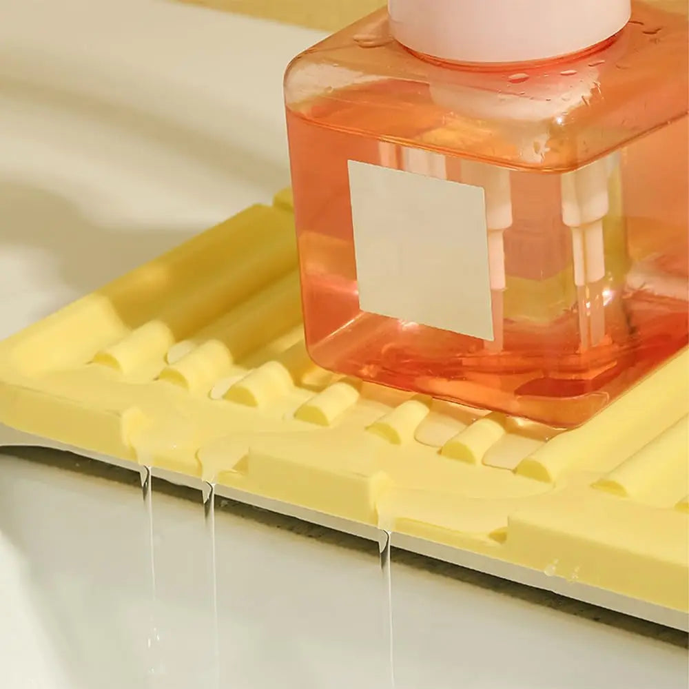 Silicone Fast-Drying Faucet Mat & Sink Splash Guard