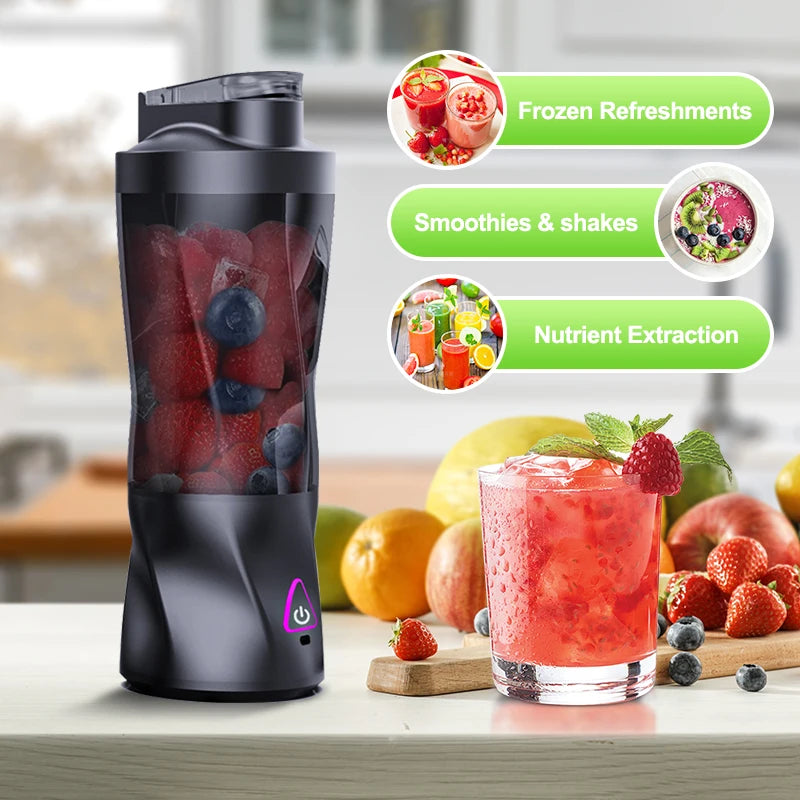 Power Blend™ Portable Blender – Smoothies Anywhere Anytime ,Travel & Gym