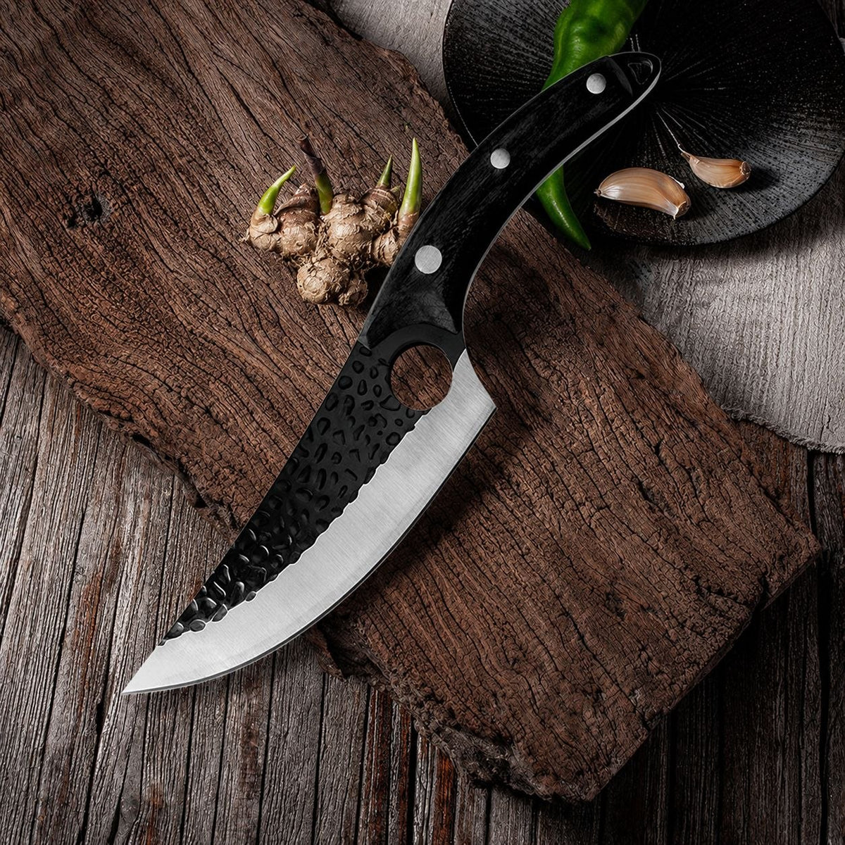 Premium High Carbon Boning Knife with Leather Sheath
