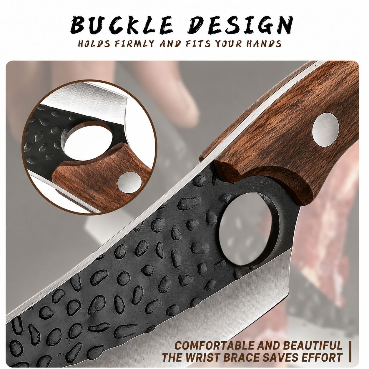 Premium High Carbon Boning Knife with Leather Sheath