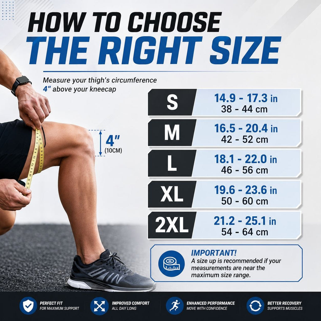 Copper Compression Leg Sleeve – Knee Support, Comfort & Breathable Fit for Men & Women