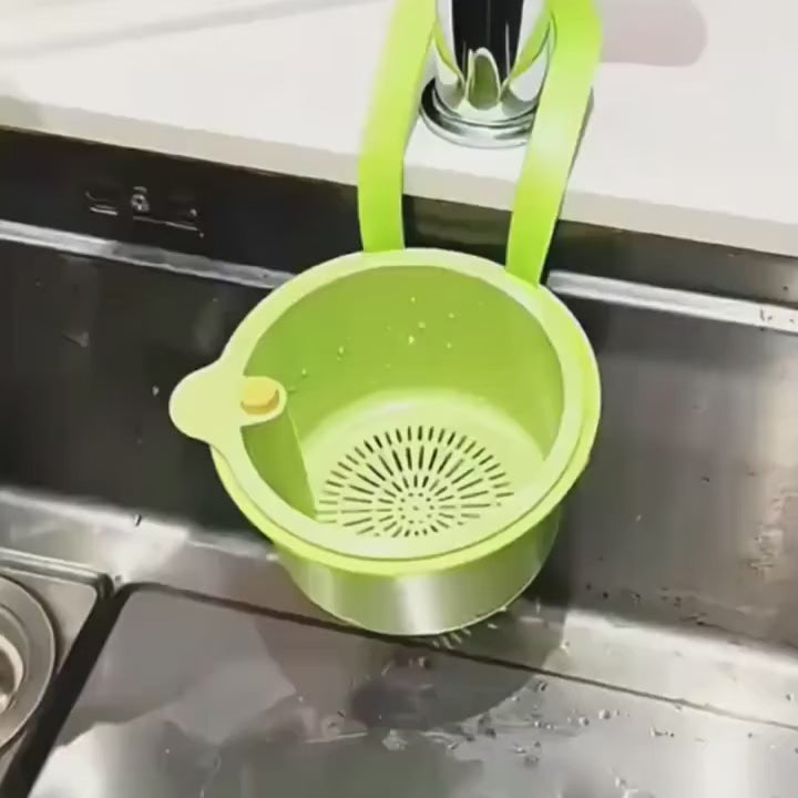 PressDrain™ Sink Strainer & Food Catcher