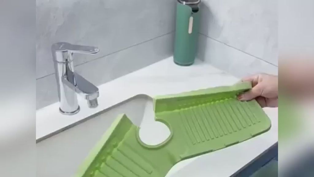 Silicone Fast-Drying Faucet Mat & Sink Splash Guard
