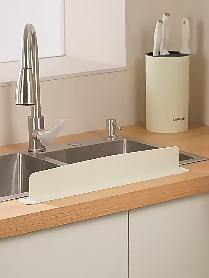 SplashGuard™ Silicone Sink Splash Barrier – Waterproof Faucet Mat